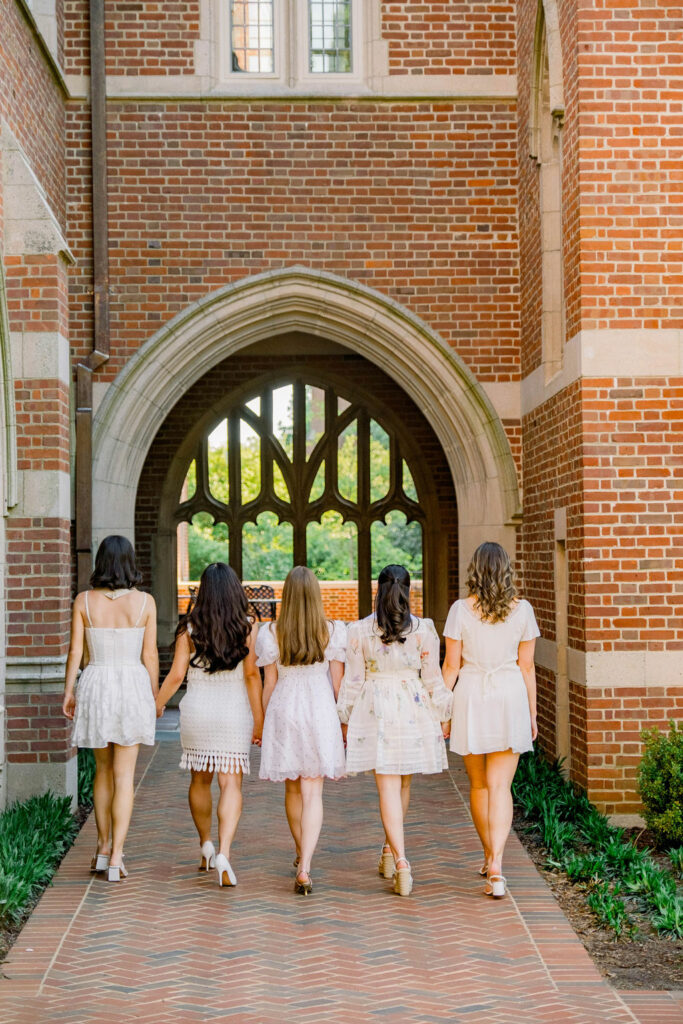 Girls Group Graduation Photoshoot at the University of Richmond